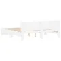 Estructura de cama con cabecero blanca 180x200 cm de , Camas y somieres - Ref: Foro24-3207462, Precio: 155,00 €, Descuento: %