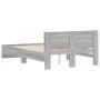 Estructura de cama con cabecero gris Sonoma 120x200 cm de , Camas y somieres - Ref: Foro24-3207495, Precio: 155,32 €, Descuen...