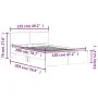 Estructura de cama con cabecero gris Sonoma 120x200 cm de , Camas y somieres - Ref: Foro24-3207495, Precio: 155,32 €, Descuen...
