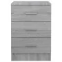 Mesita de noche madera contrachapada gris Sonoma 38x35x56 cm de vidaXL, Mesitas de noche - Ref: Foro24-815323, Precio: 61,38 ...