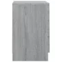 Mesita de noche madera contrachapada gris Sonoma 38x35x56 cm de vidaXL, Mesitas de noche - Ref: Foro24-815323, Precio: 61,38 ...