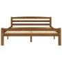 Estructura de cama madera maciza pino marrón miel 140x200 cm de vidaXL, Camas y somieres - Ref: Foro24-322078, Precio: 153,43...