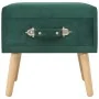 Mesita de noche verde 40x35x40 cm terciopelo de vidaXL, Mesitas de noche - Ref: Foro24-247538, Precio: 69,48 €, Descuento: %