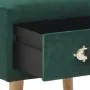 Mesita de noche verde 40x35x40 cm terciopelo de vidaXL, Mesitas de noche - Ref: Foro24-247538, Precio: 69,48 €, Descuento: %