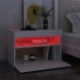 Nachttisch-LED-Leuchten, 2 Stück, weißes Sperrholz, 60 x 35 x 40 cm von vidaXL, Nachttische - Ref: Foro24-3082775, Preis: 85,...