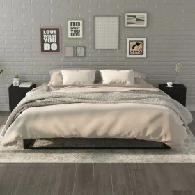 Mesita de noche 2 unidades negro 40x35x47,5 cm de vidaXL, Mesitas de noche - Ref: Foro24-811991, Precio: 82,23 €, Descuento: %