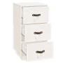 Mesita de noche madera maciza de pino blanco 40x40x75 cm de vidaXL, Mesitas de noche - Ref: Foro24-818337, Precio: 78,46 €, D...