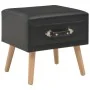 Black nightstand 40x35x40 cm synthetic leather by vidaXL, Nightstands - Ref: Foro24-247537, Price: 52,99 €, Discount: %