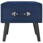 Mesita de noche azul 40x35x40 cm terciopelo de vidaXL, Mesitas de noche - Ref: Foro24-247540, Precio: 66,57 €, Descuento: %