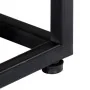 Mesita de noche de madera maciza reciclada y acero 40x30x50 cm de vidaXL, Mesitas de noche - Ref: Foro24-282725, Precio: 72,0...
