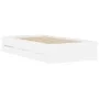 Cama con cajones madera de ingeniería blanca 190x190 cm de , Camas y somieres - Ref: Foro24-3207322, Precio: 130,92 €, Descue...