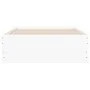 Cama con cajones madera de ingeniería blanca 190x190 cm de , Camas y somieres - Ref: Foro24-3207322, Precio: 130,92 €, Descue...