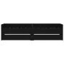 Bed frame with drawers black 90x190 cm by , Beds and slatted bases - Ref: Foro24-3207351, Price: 193,18 €, Discount: %