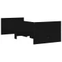 Bed frame with drawers black 90x190 cm by , Beds and slatted bases - Ref: Foro24-3207351, Price: 193,18 €, Discount: %
