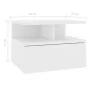 Schwebender Nachttisch aus weißem Sperrholz, 40 x 31 x 27 cm von vidaXL, Nachttische - Ref: Foro24-800405, Preis: 42,85 €, Ra...