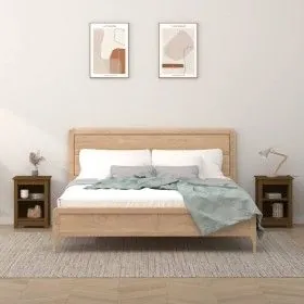 Bedside tables 2 pcs honey brown pine wood 40x35x55 cm by vidaXL, Nightstands - Ref: Foro24-820963, Price: 95,60 €, Discount: %