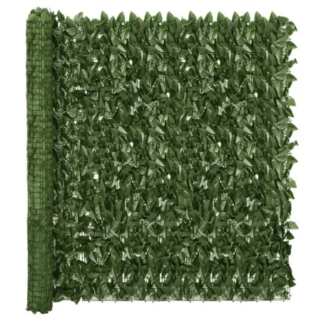 Toldo para balcón con hojas verde oscuro 400x150 cm de , Sombrillas - Ref: Foro24-315492, Precio: 69,55 €, Descuento: %