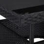 Muebles de jardín 5 piezas ratán sintético y vidrio negro de vidaXL, Conjuntos de jardín - Ref: Foro24-46175, Precio: 229,21 ...