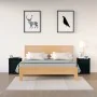 Mesitas de noche 2 uds madera maciza de pino negra 50x35x61,5cm de vidaXL, Mesitas de noche - Ref: Foro24-813688, Precio: 113...