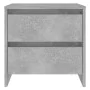 Mesita de noche madera ingeniería gris hormigón 45x34,5x44,5 cm de vidaXL, Mesitas de noche - Ref: Foro24-809853, Precio: 45,...