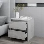 Mesita de noche madera ingeniería gris hormigón 45x34,5x44,5 cm de vidaXL, Mesitas de noche - Ref: Foro24-809853, Precio: 45,...