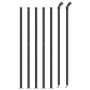 Wire fence with anthracite gray flange 1x10 m by , fence panels - Ref: Foro24-154289, Price: 72,01 €, Discount: %