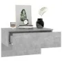 Mesitas de noche de pared 2 uds color gris hormigón de vidaXL, Mesitas de noche - Ref: Foro24-810944, Precio: 73,23 €, Descue...