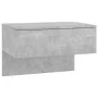 Mesitas de noche de pared 2 uds color gris hormigón de vidaXL, Mesitas de noche - Ref: Foro24-810944, Precio: 73,23 €, Descue...