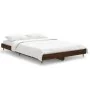 Estructura de cama madera contrachapada marrón roble 120x190 cm de vidaXL, Camas y somieres - Ref: Foro24-832196, Precio: 98,...
