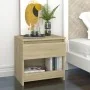 Nachttisch aus Eichenfarbenem Sperrholz 40x30x39cm von vidaXL, Nachttische - Ref: Foro24-803449, Preis: 33,89 €, Rabatt: %