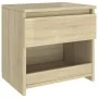 Nachttisch aus Eichenfarbenem Sperrholz 40x30x39cm von vidaXL, Nachttische - Ref: Foro24-803449, Preis: 33,89 €, Rabatt: %