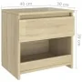 Nachttisch aus Eichenfarbenem Sperrholz 40x30x39cm von vidaXL, Nachttische - Ref: Foro24-803449, Preis: 33,89 €, Rabatt: %
