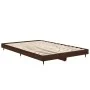 Estructura de cama madera contrachapada marrón roble 120x190 cm de vidaXL, Camas y somieres - Ref: Foro24-832196, Precio: 98,...