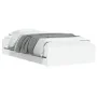 Cama con cajones madera de ingeniería blanca 90x200 cm de , Camas y somieres - Ref: Foro24-3207294, Precio: 132,94 €, Descuen...