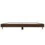 Estructura de cama madera contrachapada marrón roble 120x190 cm de vidaXL, Camas y somieres - Ref: Foro24-832196, Precio: 98,...