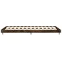 Estructura de cama madera contrachapada roble humo 75x190 cm de vidaXL, Camas y somieres - Ref: Foro24-832210, Precio: 63,20 ...