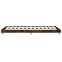 Smoke oak plywood bed frame 75x190 cm by vidaXL, Beds and slatted bases - Ref: Foro24-832210, Price: 63,20 €, Discount: %