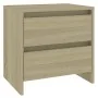 Nightstands 2 pcs engineered wood Sonoma oak by vidaXL, Nightstands - Ref: Foro24-809852, Price: 79,21 €, Discount: %