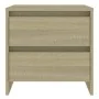 Nightstands 2 pcs engineered wood Sonoma oak by vidaXL, Nightstands - Ref: Foro24-809852, Price: 79,21 €, Discount: %