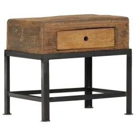 Mesita de noche de madera maciza reciclada 40x35x40 cm de vidaXL, Mesitas de noche - Ref: Foro24-282890, Precio: 92,47 €, Des...