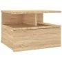 Mesita de noche flotante 2 uds madera roble Sonoma 40x31x27 cm de vidaXL, Mesitas de noche - Ref: Foro24-800412, Precio: 53,5...