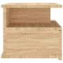 Mesita de noche flotante 2 uds madera roble Sonoma 40x31x27 cm de vidaXL, Mesitas de noche - Ref: Foro24-800412, Precio: 53,5...