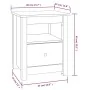 Bedside tables 2 pcs honey brown pine wood 40x35x49 cm by vidaXL, Nightstands - Ref: Foro24-813716, Price: 70,72 €, Discount: %