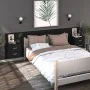 Mesita de noche de pared negra de vidaXL, Mesitas de noche - Ref: Foro24-810991, Precio: 52,62 €, Descuento: %