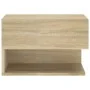 Mesita de noche de pared roble Sonoma de vidaXL, Mesitas de noche - Ref: Foro24-810959, Precio: 37,86 €, Descuento: %