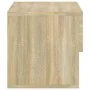 Mesita de noche de pared roble Sonoma de vidaXL, Mesitas de noche - Ref: Foro24-810959, Precio: 37,86 €, Descuento: %