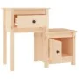 Mesita de noche madera maciza de pino 79,5x38x65,5 cm de vidaXL, Mesitas de noche - Ref: Foro24-814539, Precio: 55,18 €, Desc...