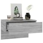 Mesita de noche de pared 2 unidades color gris Sonoma de vidaXL, Mesitas de noche - Ref: Foro24-816943, Precio: 65,92 €, Desc...