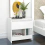 Nachttisch aus glänzend weißem Sperrholz, 40 x 30 x 39 cm von vidaXL, Nachttische - Ref: Foro24-803455, Preis: 36,66 €, Rabat...