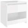Nachttisch aus glänzend weißem Sperrholz, 40 x 30 x 39 cm von vidaXL, Nachttische - Ref: Foro24-803455, Preis: 36,66 €, Rabat...